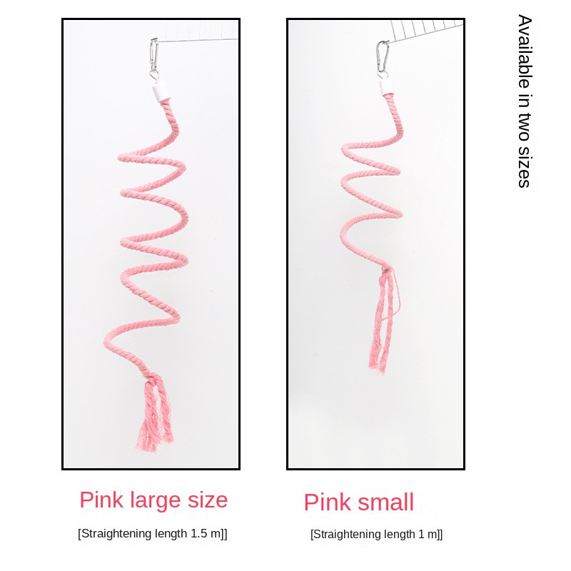 Putnu būris, dekoratīvs asari praktisks papagailis putns, košļājamā kāpšana, šūpošanās virve, rotaļlieta mājdzīvnieku stacija, stabu putnu piederumi