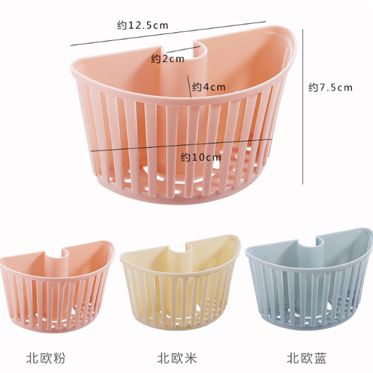 Σχάρα αποστράγγισης, νεροχύτης, πλαστική κρεμαστή σχάρα καλαθιών, ράφι ακτίνων, αποθήκευση σφουγγαριών Cocona, είδη κουζίνας, σχάρα βρύσης, χρώμα καραμέλας