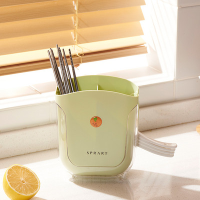 Irbuļu turētājs Virtuves dakšiņas Karotes Uzglabāšanas plaukts Plastmasas piederumi Galda piederumu turētājs Drenāžas irbulīši uzglabāšanas statīvs