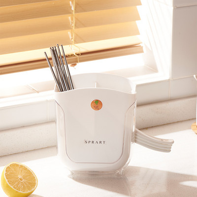 Irbuļu turētājs Virtuves dakšiņas Karotes Uzglabāšanas plaukts Plastmasas piederumi Galda piederumu turētājs Drenāžas irbulīši uzglabāšanas statīvs