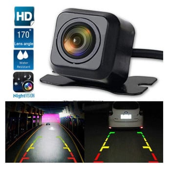 Автомобилна HD камера за задно виждане Универсална HD камера за нощно виждане Резервно паркиране Камера за заден ход Водоустойчив IP68 170 широкоъгълно цветно изображение