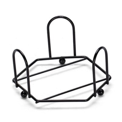 Dzelzs paliktņa organizatora šķīvju turētājs, melns paliktņa rāmis Mājas DIY galda piederumi dekorēšana kafijas krūze tējas paklājiņi virtuves piederumi