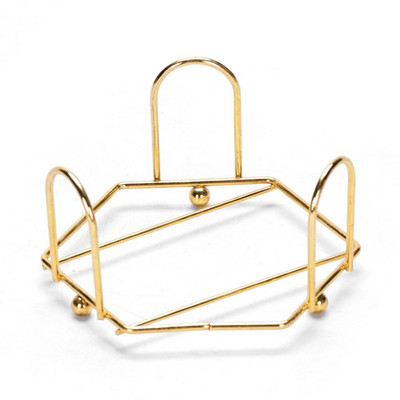 Dzelzs paliktņa organizatora šķīvju turētājs, melns paliktņa rāmis Mājas DIY galda piederumi dekorēšana kafijas krūze tējas paklājiņi virtuves piederumi