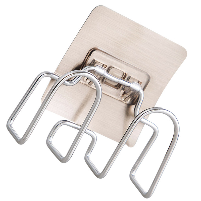 Οικιακή κρεμάστρα καπακιού Βάσεις από ανοξείδωτο ατσάλι Επιτοίχιο Organizer κατσαρόλας Βολικό