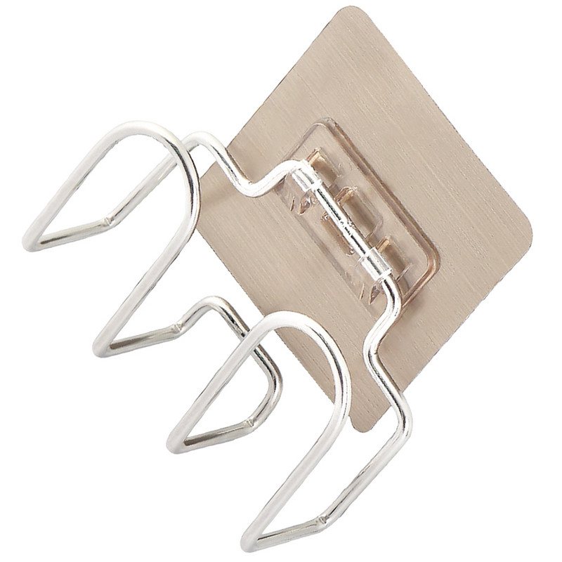 Οικιακή κρεμάστρα καπακιού Βάσεις από ανοξείδωτο ατσάλι Επιτοίχιο Organizer κατσαρόλας Βολικό