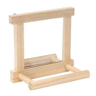 Koka putnu asari Dabīgā koka putnu asaru statīvs Papagaiļu platforma Būris Aksesuāri Zari Asaru stieņu statīvs