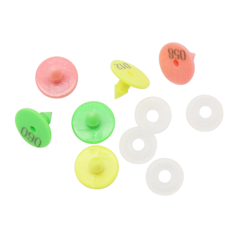 100 kom. Zečja ušna markica Broj 001-100, kućna životinja, koza, svinja, identifikacijska kartica za mladunče, pribor za uzgoj