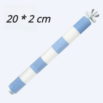 1 gab. Mājdzīvnieku putnu košļājamās rotaļlietas Papagaiļu laktas stends Platforma Būris Rotaļlieta Ķepa slīpēšana Tīras rotaļlietas papagaiļu laktām Putnu piederumi