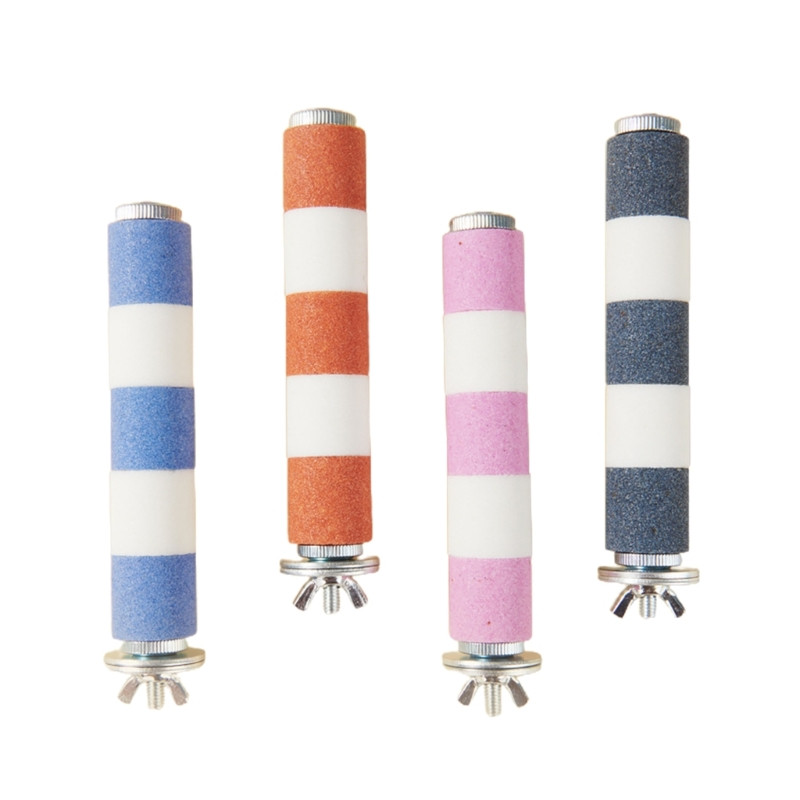 1 gab. Mājdzīvnieku putnu košļājamās rotaļlietas Papagaiļu laktas stends Platforma Būris Rotaļlieta Ķepa slīpēšana Tīras rotaļlietas papagaiļu laktām Putnu piederumi