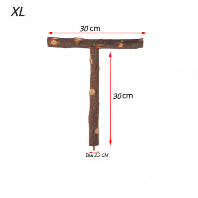 Dabīgā koka mājdzīvnieku papagailis neapstrādāta koka dakšu koka zaru statīvs vāveres putns kāmja zars laktas košļāt koduma rotaļlietas