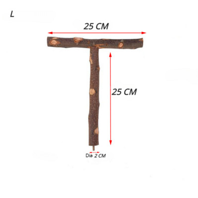 Естествено дърво Домашен любимец Папагал Сурова дървесина Вилица Клон на дърво Стойка Поставка Катерица Птица Хамстер Клон Кацалки Дъвчете Играчки за хапки Пръчка