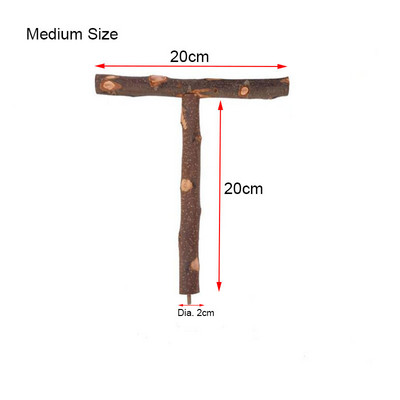 Dabīgā koka mājdzīvnieku papagailis neapstrādāta koka dakšu koka zaru statīvs vāveres putns kāmja zars laktas košļāt koduma rotaļlietas