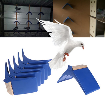 Biban pentru porumbei Rezistență la căldură din plastic Dove Rest Roost Bird Stand Holder Supplies