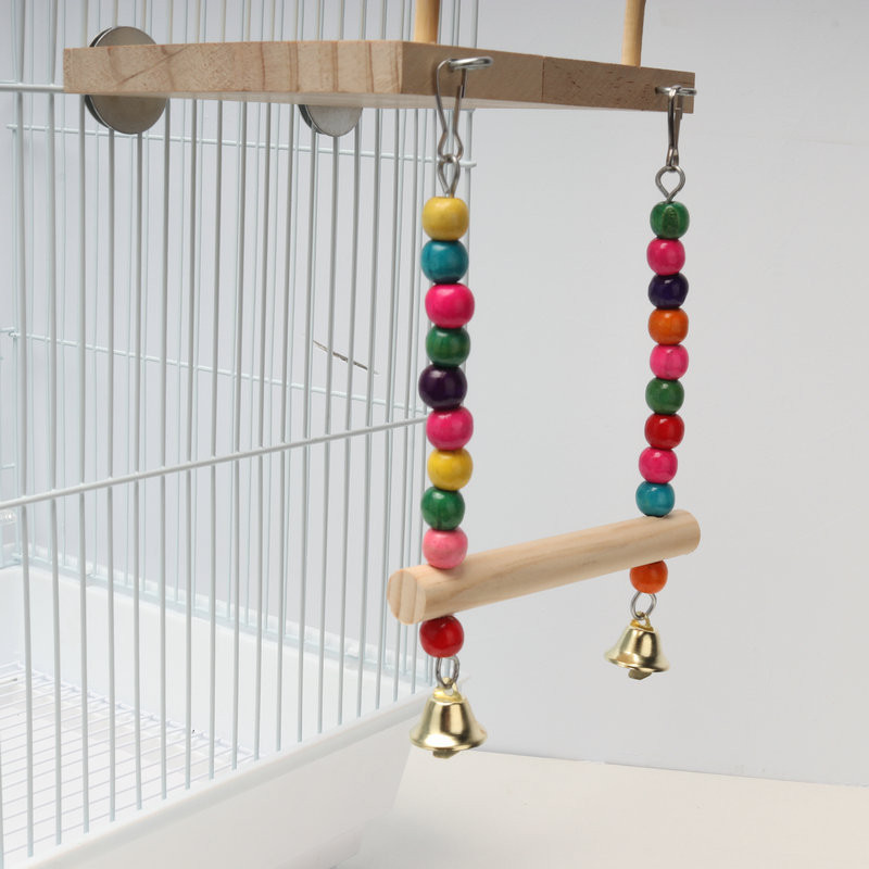 Papagailis putns, koka šūpoles asari statīvs mājdzīvnieku rotaļlieta, piekārta platforma, statīvs, rotaļu statīvs, papagaiļa papagaiļa laktas, dēlis putnu būrim