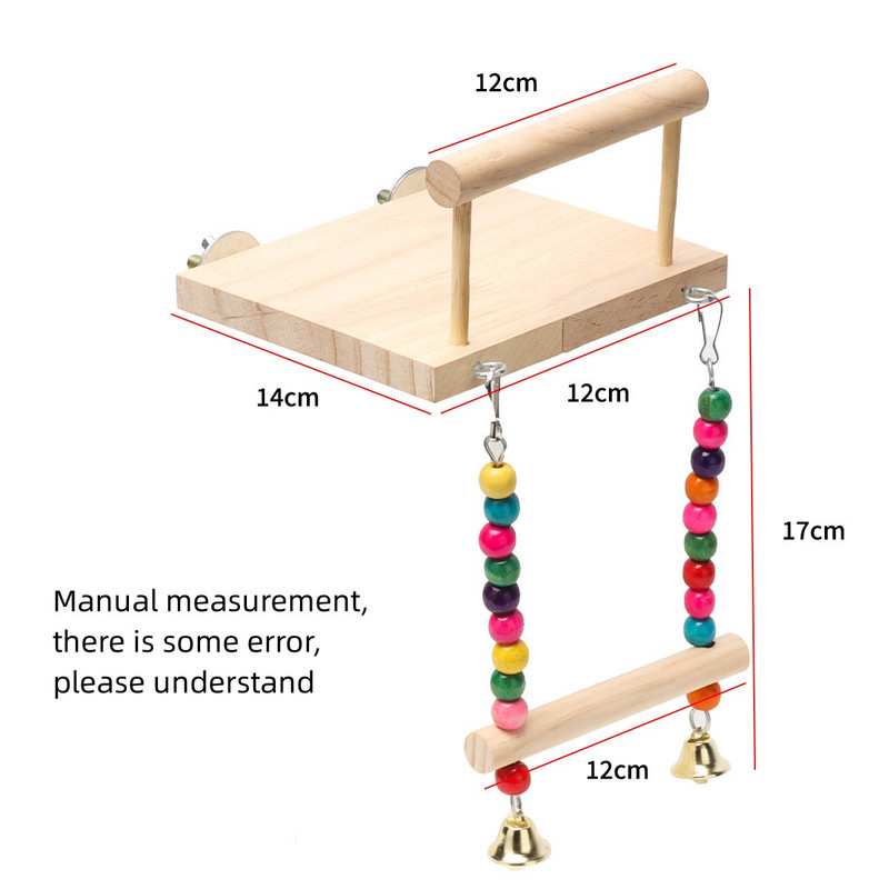 Papagailis putns, koka šūpoles asari statīvs mājdzīvnieku rotaļlieta, piekārta platforma, statīvs, rotaļu statīvs, papagaiļa papagaiļa laktas, dēlis putnu būrim