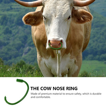 Пръстен за носа на бик Говеда Пластмасови перфорирани клещи Стопански консумативи Селскостопанско оборудване