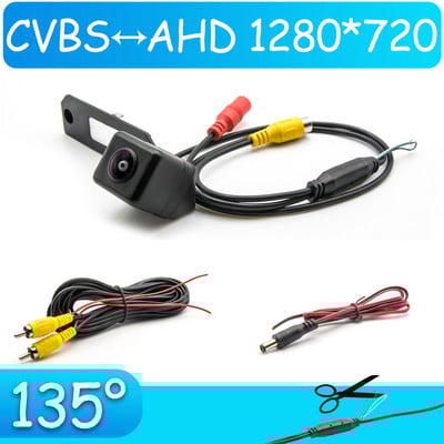 CCD HD AHD Zivju acs atpakaļskata kamera priekš Volkswagen Passat B6 2005 2006 2007 2008 2009 2010 automašīnas atpakaļgaitas monitors nakts redzamības režīmā