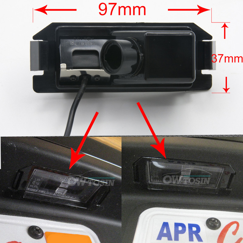 Automašīnas atpakaļskata kamera Kia Picanto/Rīta TA JA 2011–2019 Rio R/Rio 3/Pride hečbeks/Soul AM PS automašīnas atpakaļgaitas monitors