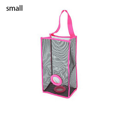 Noderīgs virtuves glabāšanas maiss Atkritumu maisu dozators pie sienas piekarināms virtuves dekoru organizators plastmasas režģis Mājas pārtikas preču uzglabāšanas somas