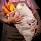 Lina maizes maisiņi Atkārtoti lietojami maisiņi maizei, aukliņu maisiņiem Pašdarināts amatnieku maizes uzglabāšanas maisiņš Baguette maisiņš Pārtikas uzglabāšanas konteineri