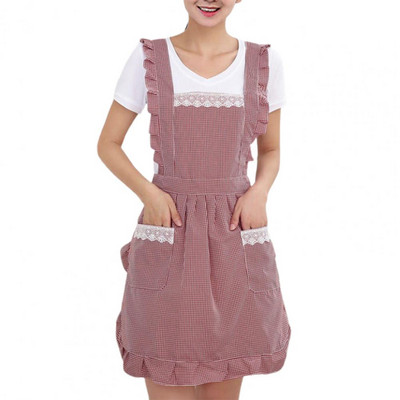 Maisto gaminimo prijuostė be rankovių dvigubo sluoksnio neriebioji prijuostė virtuvės moterims Valanti prijuostė kasdieniniam naudojimui