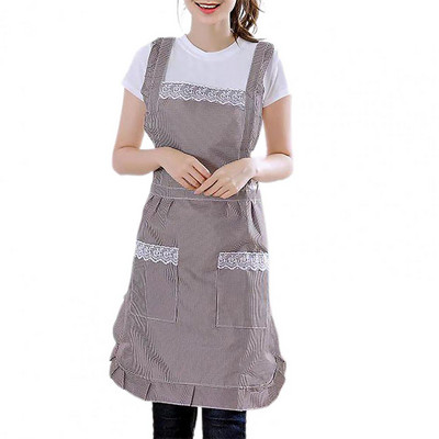 Maisto gaminimo prijuostė be rankovių dvigubo sluoksnio neriebioji prijuostė virtuvės moterims Valanti prijuostė kasdieniniam naudojimui