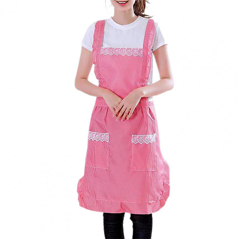 Maisto gaminimo prijuostė be rankovių dvigubo sluoksnio neriebioji prijuostė virtuvės moterims Valanti prijuostė kasdieniniam naudojimui