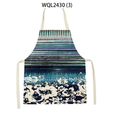 Sorțuri cu peisaj cu flori pentru femei Savete de in șorț pentru curățarea gospodăriei acasă, bucătari, șorț pentru copt pentru gătit pentru copii