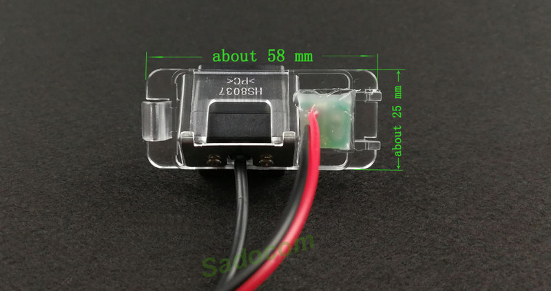 Skirta Ford Mondeo Focus hečbekui Fiesta S-Max S Max 2010 2011 Kuga automobiliui CCD naktinio matymo atsarginis statymas atbulinės eigos galinio vaizdo kamera