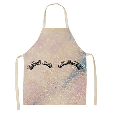 Uzacu stils šefpavāra priekšautu tīrīšana Pinafore kulinārijas priekšauts grima raksts bez piedurknēm kokvilnas lina priekšauti Mājas pielāgoti priekšauti Bib