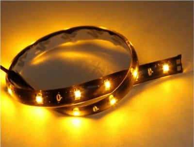 4 buc. 30 cm 15 LED-uri Camioane pentru mașini Grătar cu motor Flexibil 6 culori Benzi luminoase impermeabile pentru mașină Motociclete Lumini moale decorative 12V