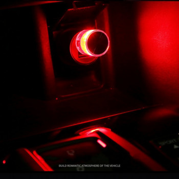 Car Mini USB LED Light Ambient Light Διακοσμητικά Λάμπες Ατμόσφαιρας για Εσωτερικό Περιβάλλον Φορητό Plug Play για Φορητό Φωτιστικό Υπολογιστή αυτοκινήτου