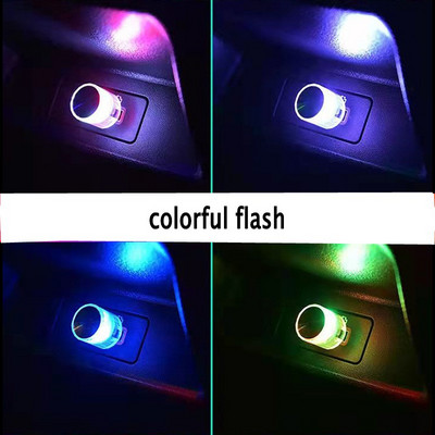 Car Mini USB LED Light Ambient Light Διακοσμητικά Λάμπες Ατμόσφαιρας για Εσωτερικό Περιβάλλον Φορητό Plug Play για Φορητό Φωτιστικό Υπολογιστή αυτοκινήτου