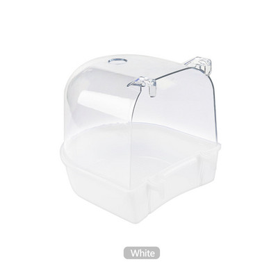 1 τμχ Μπανιέρα πουλιού για Κλουβί Parrot Αντιολισθητικά Αξεσουάρ ντους Birdbath Κρεμαστό κουτί μπάνιου με κλουβί πουλιών για Little Bird Canary