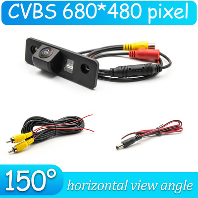 Κάμερα πίσω όψης CCD HD AHD Fisheye για Skoda Octavia MK2 1Z 2004 2005 2006 2007 2008 2009 2010 2011 2012 2013 Οθόνη αυτοκινήτου