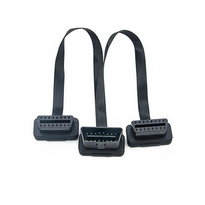 OBD OBD2 16 kontaktų moteriškas prailginimo atidarymo kabelio automobilio diagnostikos sąsajos jungtis OBD II moteriškas keitiklis OBD2 vyriškas kabelis