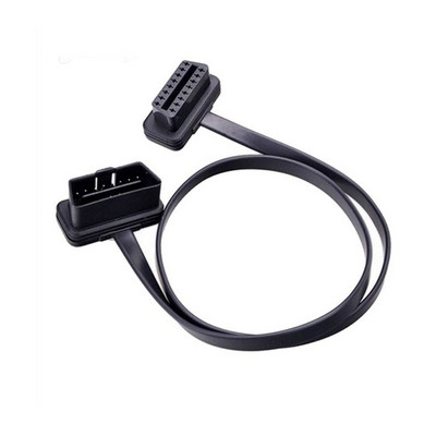 OBD OBD2 16 kontaktų moteriškas prailginimo atidarymo kabelio automobilio diagnostikos sąsajos jungtis OBD II moteriškas keitiklis OBD2 vyriškas kabelis