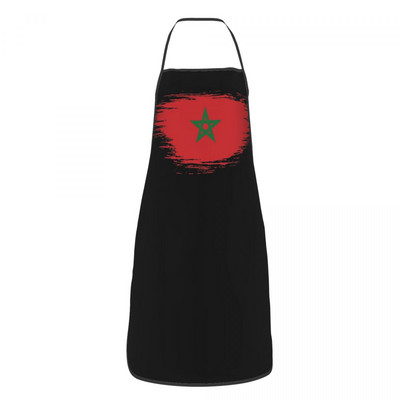 Maroc Drapel Marocan șorț Bucătărie Gătit Coace Grădinărit Bavete Bucătărie Antifouling Tablier pentru bărbați, femei