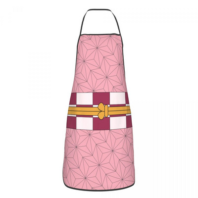 Savete personalizat Demon Slayer Nezuko Kimono șorț bărbați, femei, adulți, bucătar, bucătărie, gătit Anime Kimetsu No Yaiba Tablier Cuisine