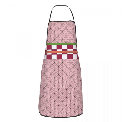 Savete personalizat Demon Slayer Nezuko Kimono șorț bărbați, femei, adulți, bucătar, bucătărie, gătit Anime Kimetsu No Yaiba Tablier Cuisine