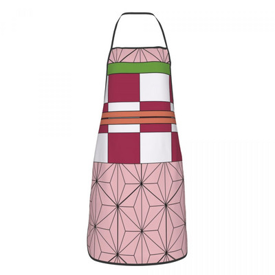 Savete personalizat Demon Slayer Nezuko Kimono șorț bărbați, femei, adulți, bucătar, bucătărie, gătit Anime Kimetsu No Yaiba Tablier Cuisine