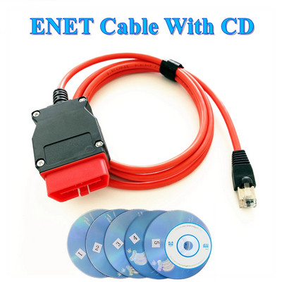 Cablu ENET de înaltă calitate pentru BMW seria F ICOM Enet la OBDII Codare Instrument de date ascunse Cablu de diagnosticare auto OBD2