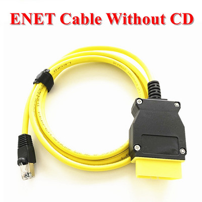Cablu ENET de înaltă calitate pentru BMW seria F ICOM Enet la OBDII Codare Instrument de date ascunse Cablu de diagnosticare auto OBD2