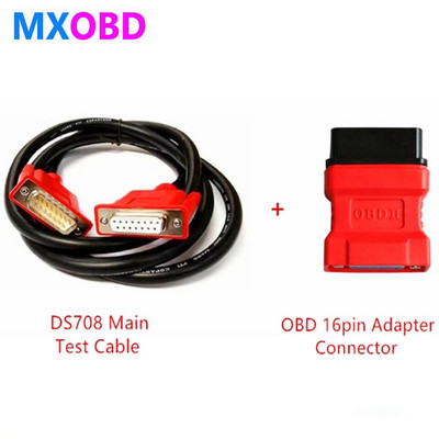 Pentru Autel MaxiDAS DS708 Conectați cablul de testare principal și adaptor pentru instrumentul de diagnosticare a mașinii, conector pentru scaner de 16 pini la 15 pini