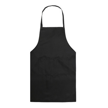 2021 Нова модна унисекс работна престилка за мъже Платнена черна престилка Лигавник Регулируеми кухненски престилки за готвене за жени с джобове за инструменти