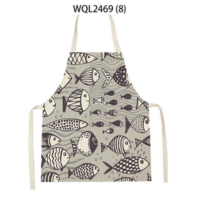 Animal de mare, pește, stea de mare, șorț de bucătărie, instrument de curățare pentru gospodărie, șorțuri de gătit, accesorii pentru coacere, șorțuri fără mâneci
