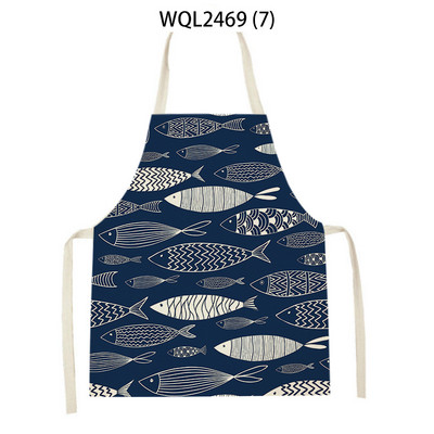 Animal de mare, pește, stea de mare, șorț de bucătărie, instrument de curățare pentru gospodărie, șorțuri de gătit, accesorii pentru coacere, șorțuri fără mâneci