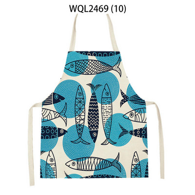 Animal de mare, pește, stea de mare, șorț de bucătărie, instrument de curățare pentru gospodărie, șorțuri de gătit, accesorii pentru coacere, șorțuri fără mâneci