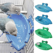 Tavă de baie pentru păsări, sigură, inofensivă, hrănitoare pentru cadă pentru păsări, bol pentru baie pentru păsări, piscină pentru animale de companie, cadă sănătoasă pentru păsări, pentru canari, păsări mici, peruș