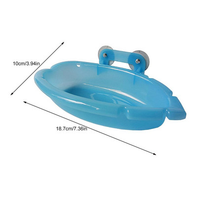 Tavă de baie pentru păsări, sigură, inofensivă, hrănitoare pentru cadă pentru păsări, bol pentru baie pentru păsări, piscină pentru animale de companie, cadă sănătoasă pentru păsări, pentru canari, păsări mici, peruș